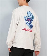 SANTACRUZ サンタクルーズ 長袖 Tシャツ メンズ ロンT クルーネック バックプリント 502243405 ムラサキスポーツ限定