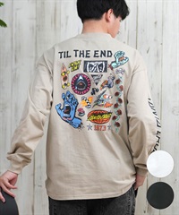 SANTACRUZ サンタクルーズ 長袖 Tシャツ メンズ ロンT クルーネック バックプリント 502243406 ムラサキスポーツ限定