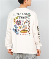 SANTACRUZ サンタクルーズ 長袖 Tシャツ メンズ ロンT クルーネック バックプリント 502243406 ムラサキスポーツ限定