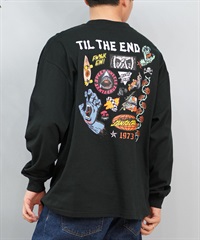 SANTACRUZ サンタクルーズ 長袖 Tシャツ メンズ ロンT クルーネック バックプリント 502243406 ムラサキスポーツ限定