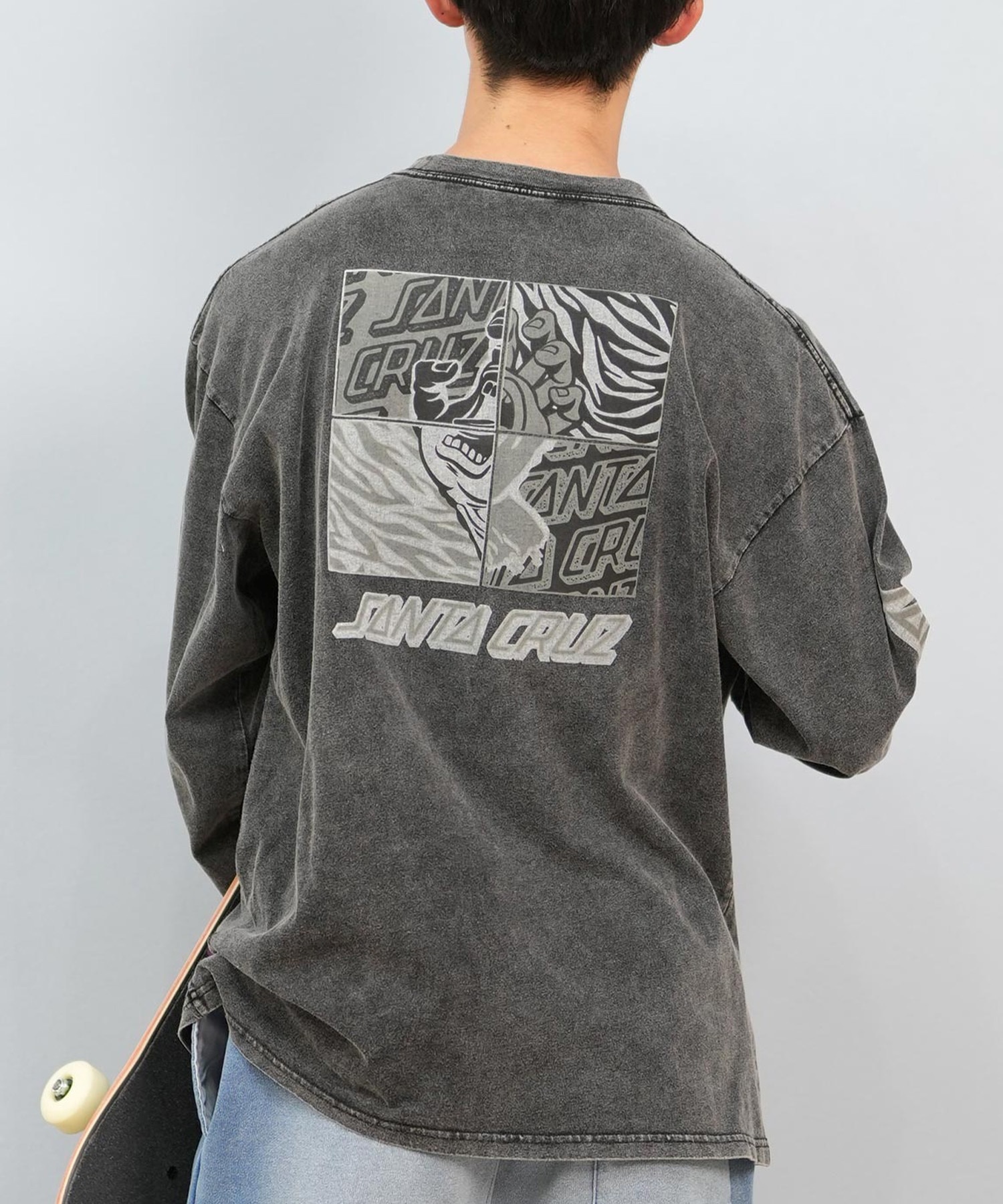 SANTACRUZ サンタクルーズ 長袖 Tシャツ メンズ ロンT バックプリント