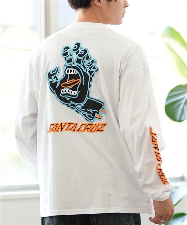 SANTACRUZ サンタクルーズ 長袖 Tシャツ メンズ ロンT バックプリント 502243402 ムラサキスポーツ限定