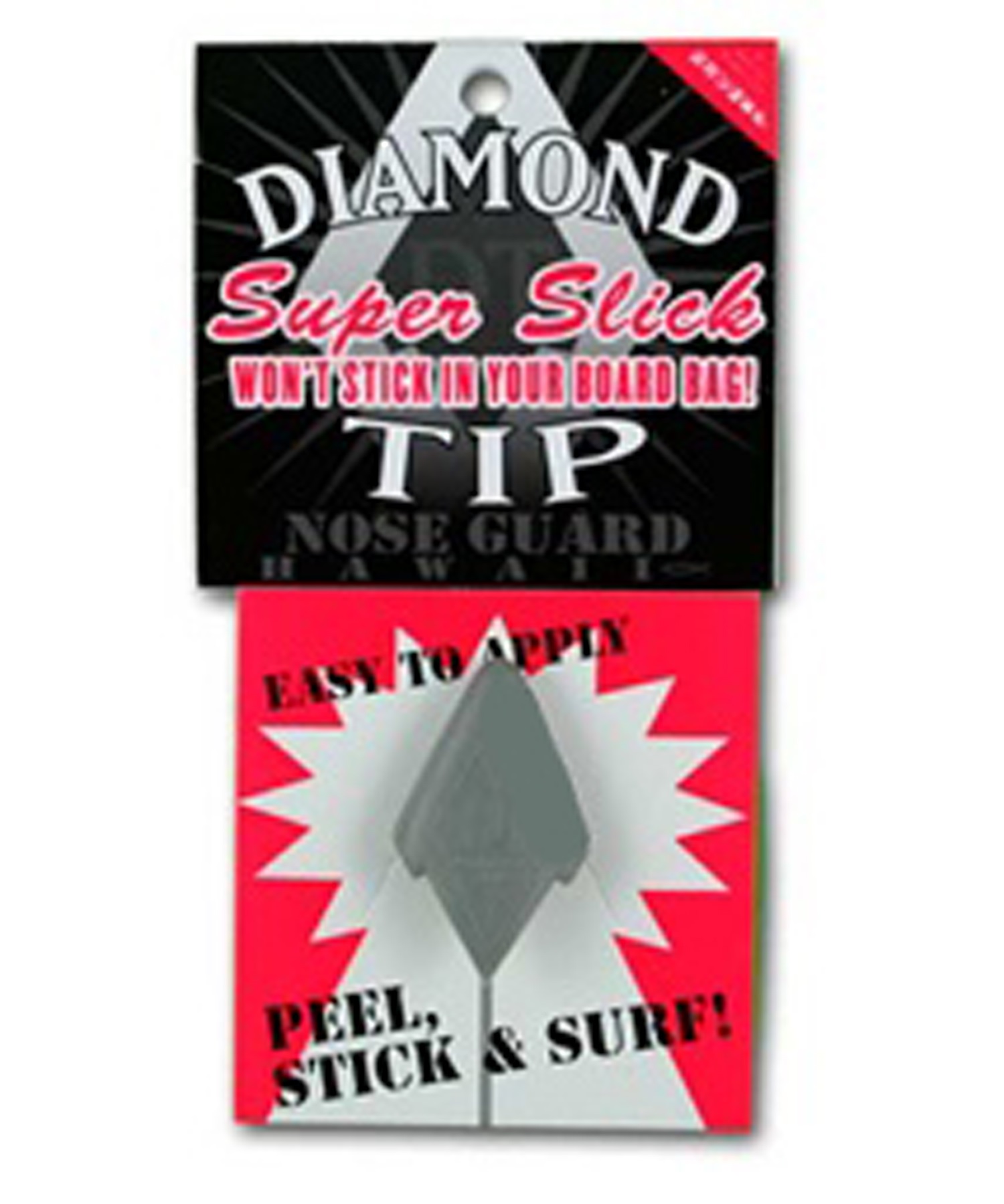SURFCO サーフコ Super Slick Diamond Tip ノーズガード スーパースリック セーフティー ムラサキスポーツ(GRY-ONESIZE)