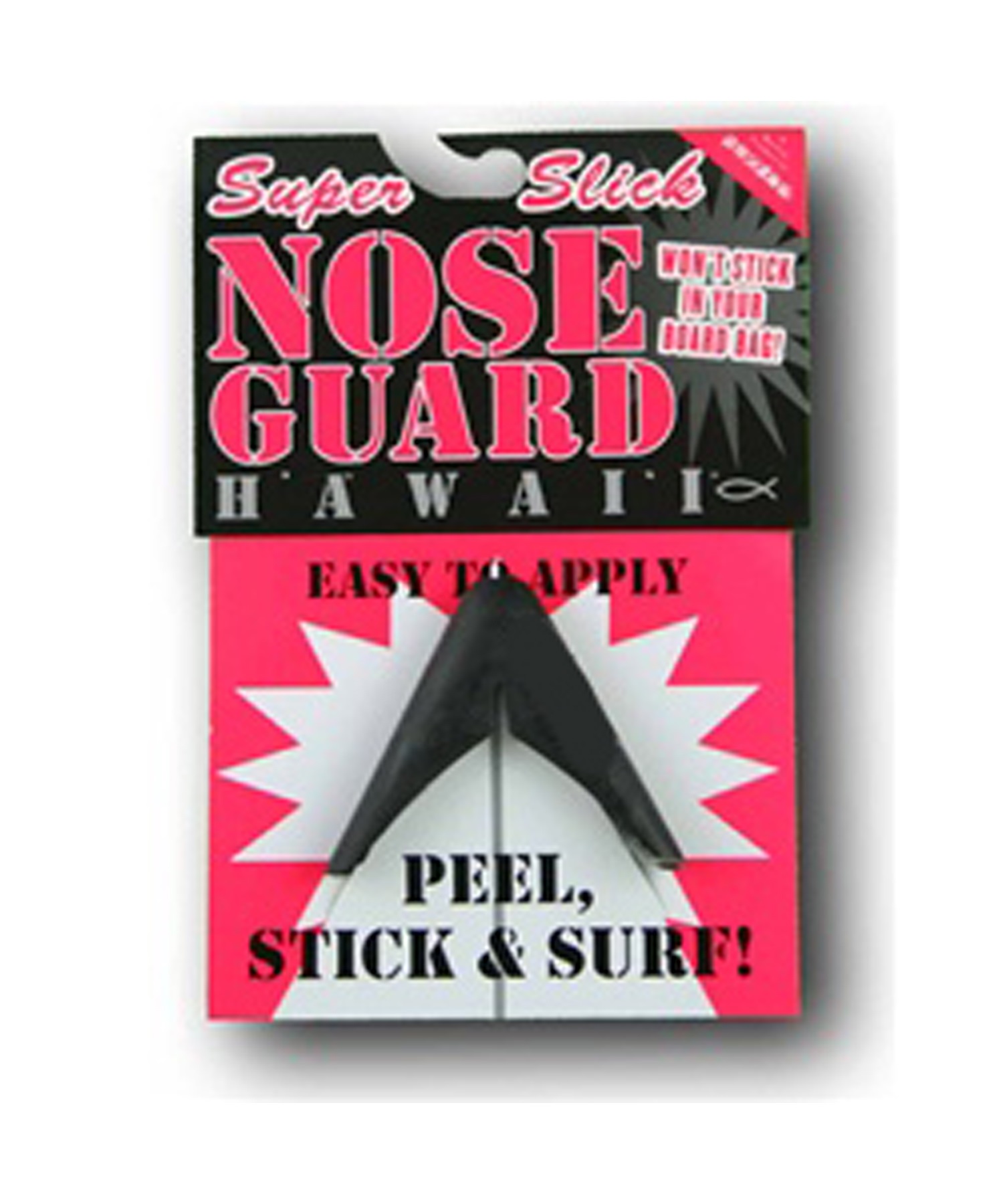 SURFCO サーフコ Super Slick Diamond Tip  CLASSIC ノーズガード スーパースリック セーフティー ムラサキスポーツ(BLK-ONESIZE)