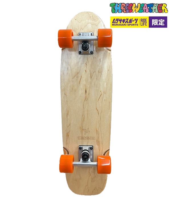 THREE WEATHER スリーウェザー スケートボード コンプリート クルーザー 7.7inch ムラサキスポーツ