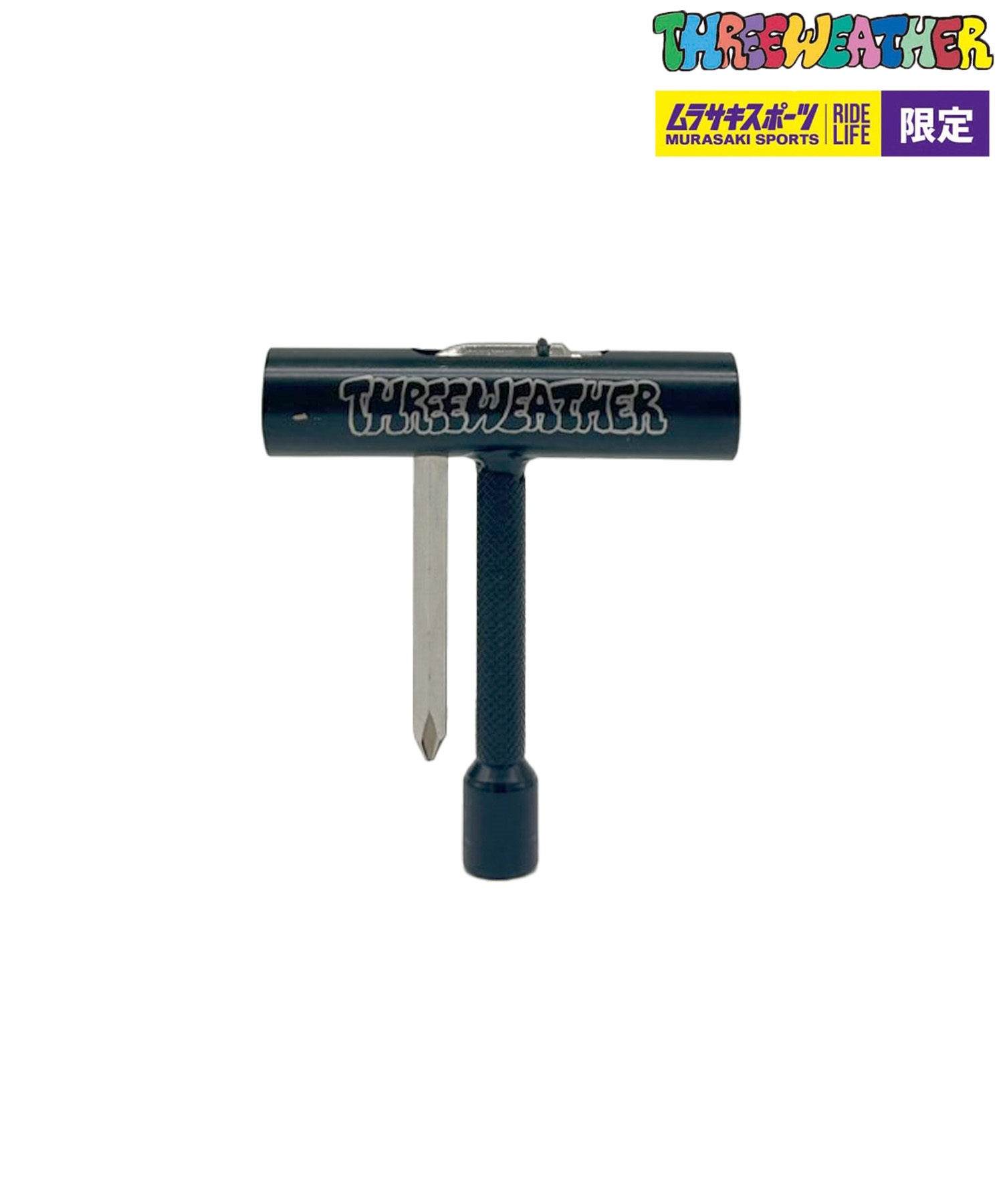 THREE WEATHER スリーウェザー スケートボード ツール TOOL IRON ムラサキスポーツ(BLK-ONE)