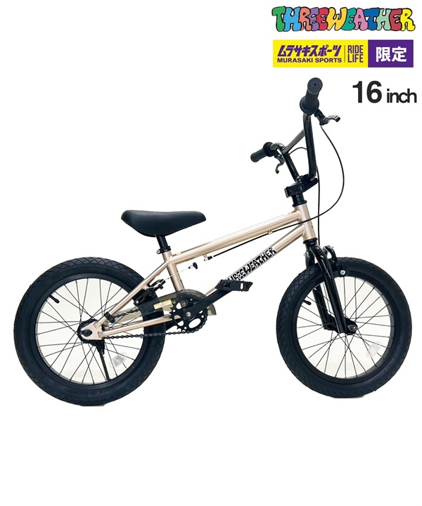 THREE WEATHER スリーウェザー キッズ バイク 16inch ADVENTURE 16 ムラサキスポーツ限定