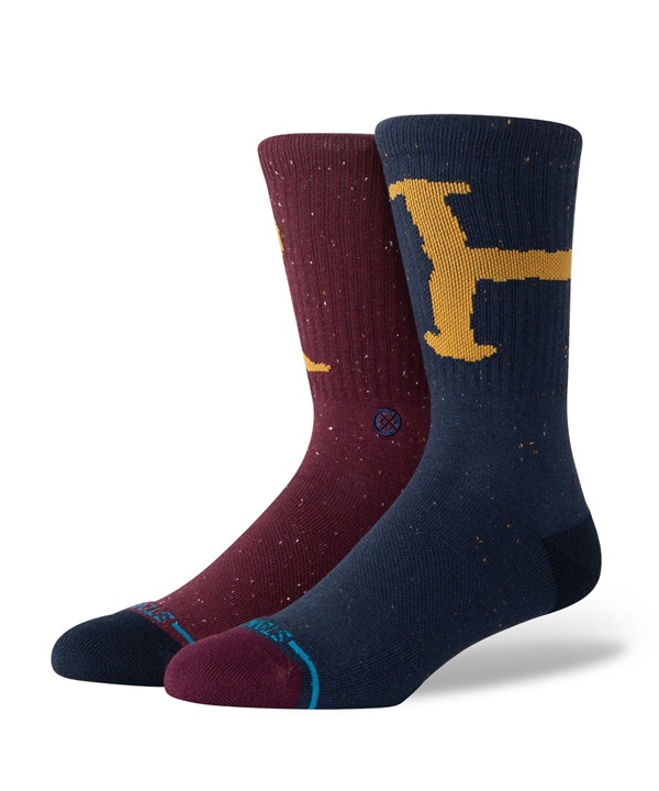 STANCE スタンス ソックス 靴下 クルーソックス HARRY POTTER ハリーポッター コラボモデル RON AND HARRY CREW A556D24RON#NVY