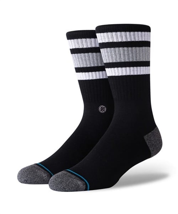 STANCE スタンス ソックス 靴下 クルーソックス ブラック BOYD ST A556A20BOS#BLK