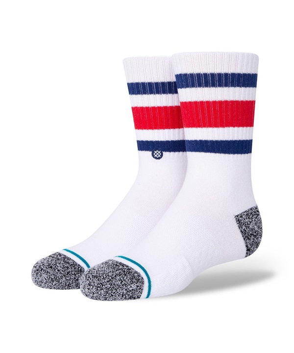 STANCE スタンス ソックス 靴下 キッズ クルー丈 BOYD ST KIDS K526A20BSK#WBL