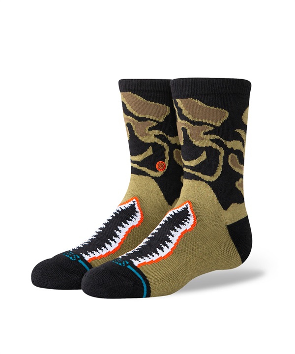 STANCE スタンス ソックス 靴下 キッズ クルー丈 WARBIRD KIDS CREW K555C24WAR#GRN