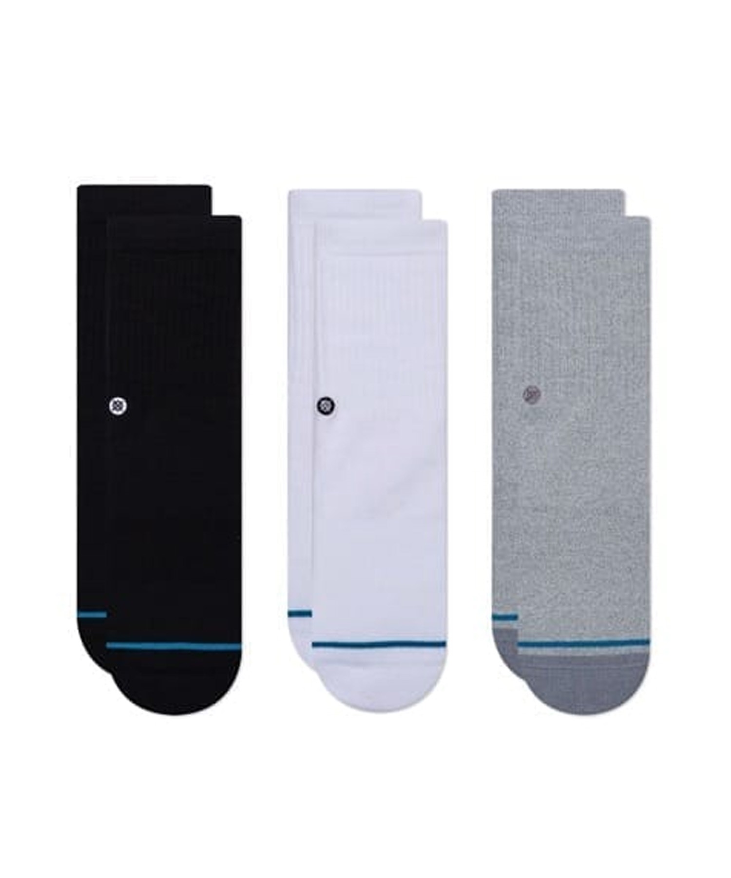 STANCE スタンス ソックス 靴下 3足セット キッズ ジュニア 子供 ICON ST KIDS 3 PACK K556A20ICO#MUL(MULTI-M)