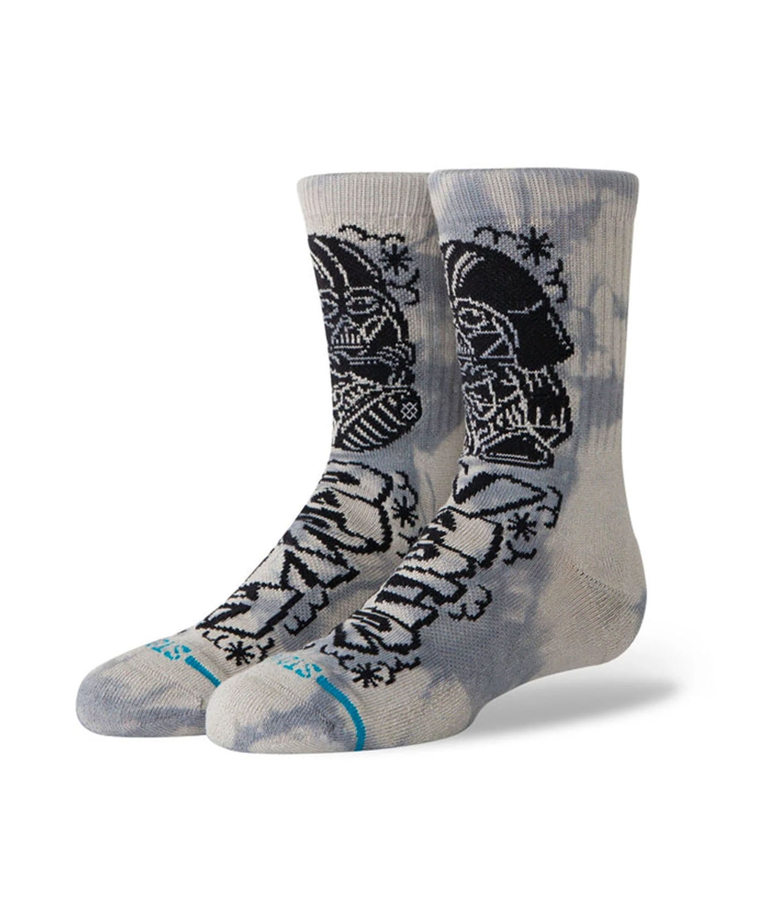 STANCE スタンス ソックス 靴下 キッズ クルー丈 スターウォーズ コラボ DJ DARTH KIDS CREW K556D24DJD#BLK(BLACK-L)