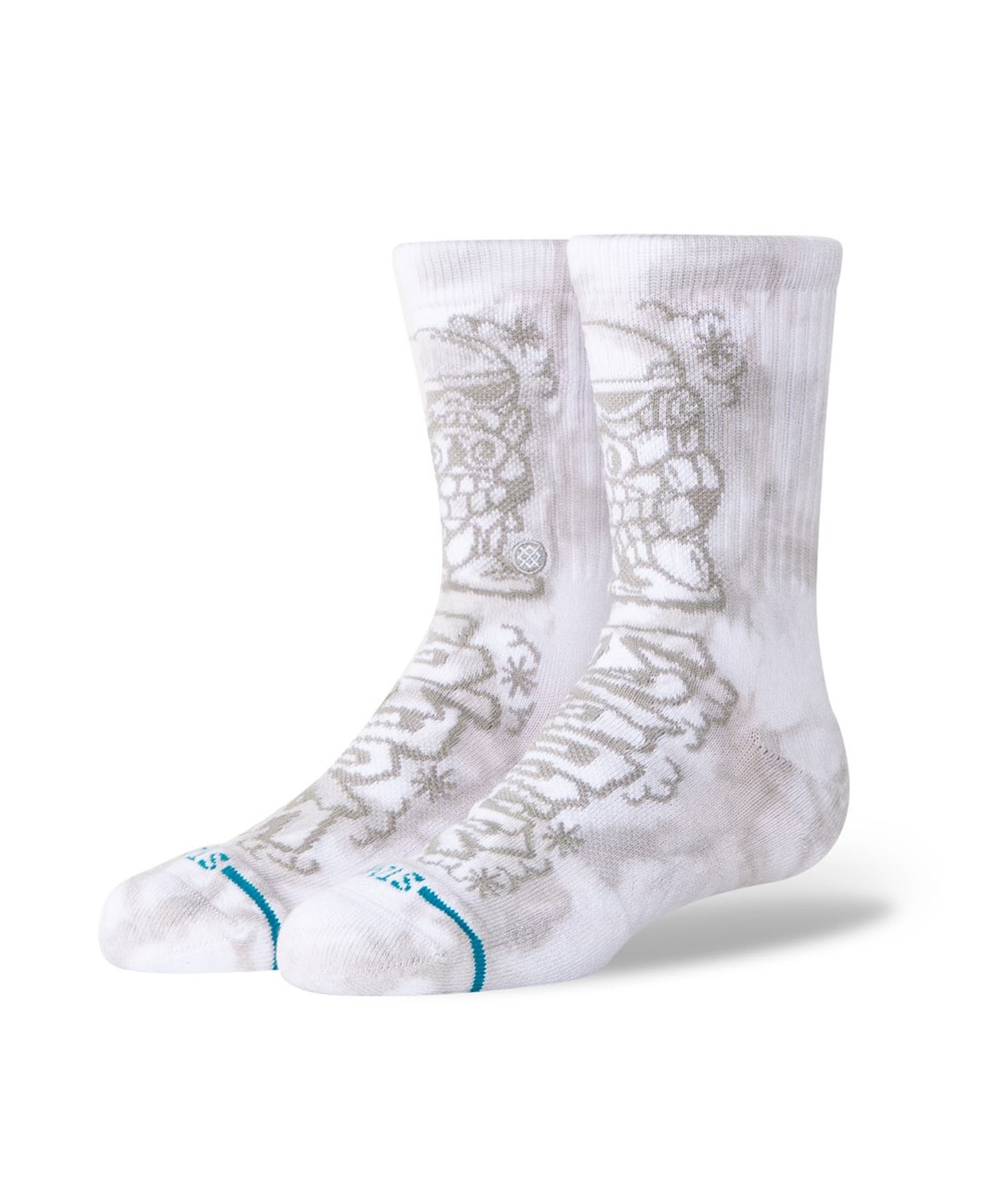STANCE スタンス ソックス 靴下 キッズ スターウォーズ コラボ DJ TROOPER KIDS CREW K556D24DJT#WHT(WHITE-L)