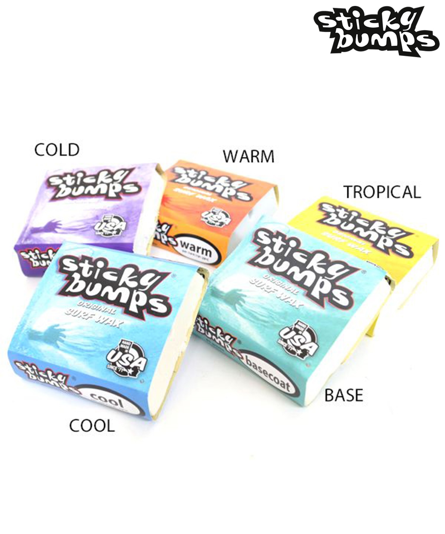 Sticky Bumps スティッキーバンプス ORIGINAL SURF WAX サーフワックス 滑り止め サーフィン用 ムラサキスポーツ