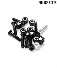 SOURCE BOLTS ソースボルト スケートボード パーツ ボルト ムラサキスポーツ(BLK-ONE)
