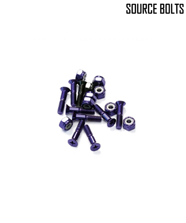 SOURCE BOLTS ソースボルト スケートボード パーツ ビス ムラサキスポーツ