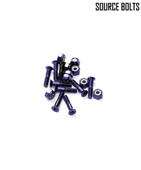 SOURCE BOLTS ソースボルト スケートボード パーツ カラーボルト ムラサキスポーツ(PUR-ONE)