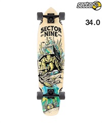 SECTOR9 セクターナイン スケートボード ロングスケート 34.0inch FORTUNE FT. POINT ムラサキスポーツ(FRTFP-34inch)