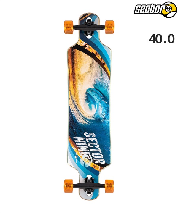 SECTOR9 セクターナイン スケートボード ロングスケート 40.0inch MERIDIAN SWIRL ムラサキスポーツ