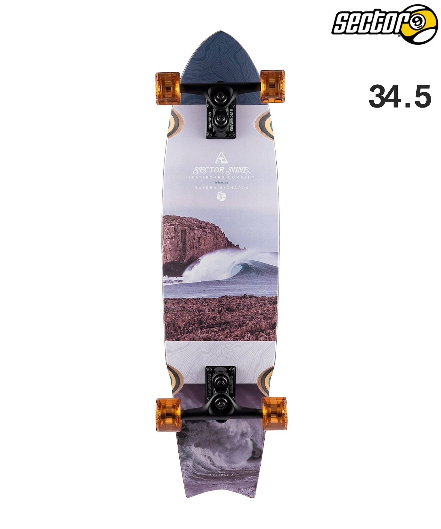 SECTOR9 セクターナイン ロング スケートボード コンプリート