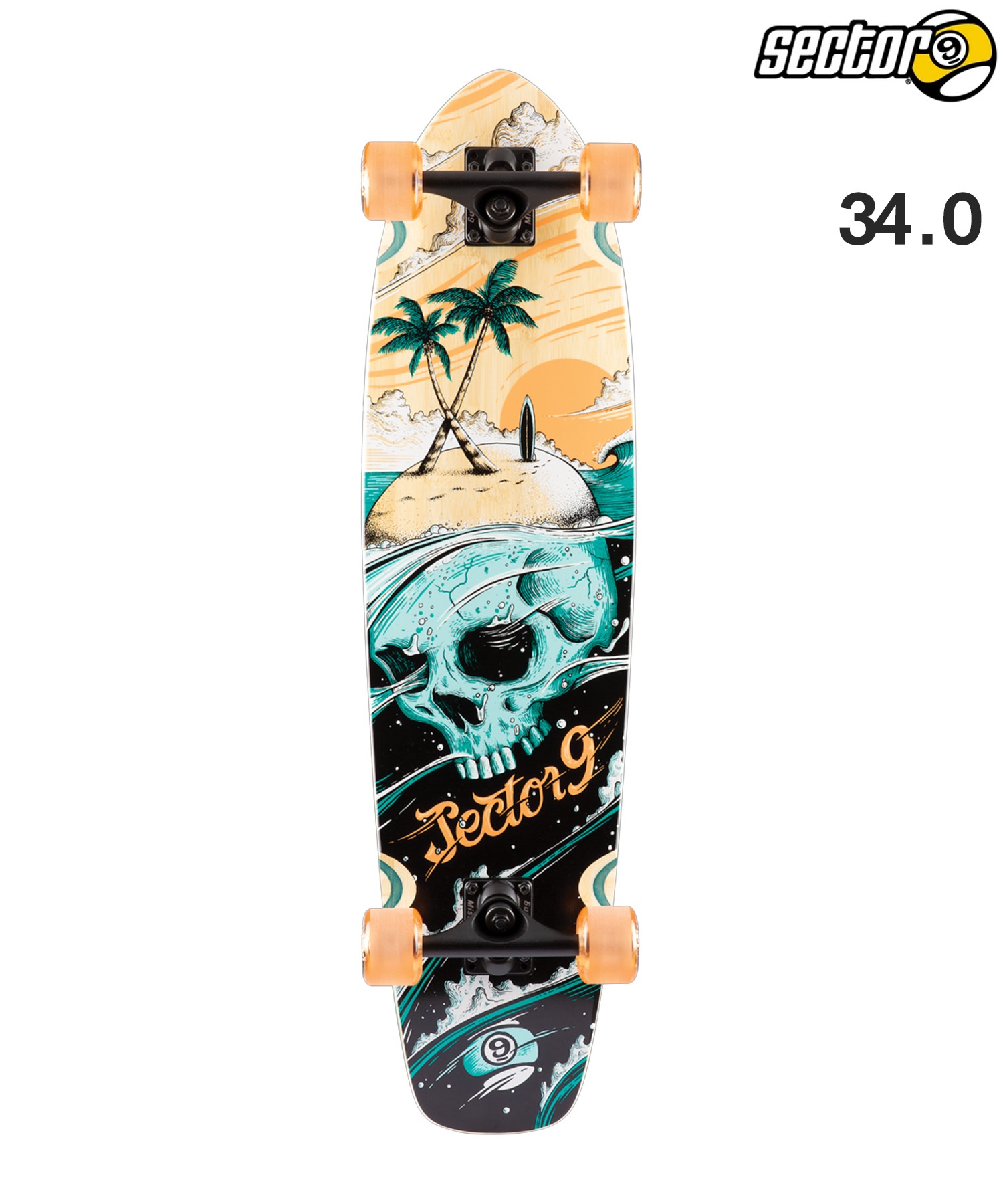 SECTOR9 セクターナイン スケートボード ロングスケート 34.0