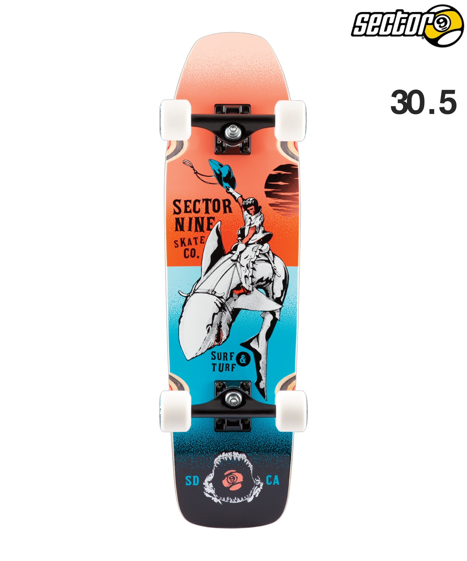 SECTOR9 セクターナイン スケートボード ロングスケート 30.5