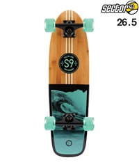 SECTOR9 セクターナイン ロング スケートボード コンプリート 26.5inch BAMBOO SERIES