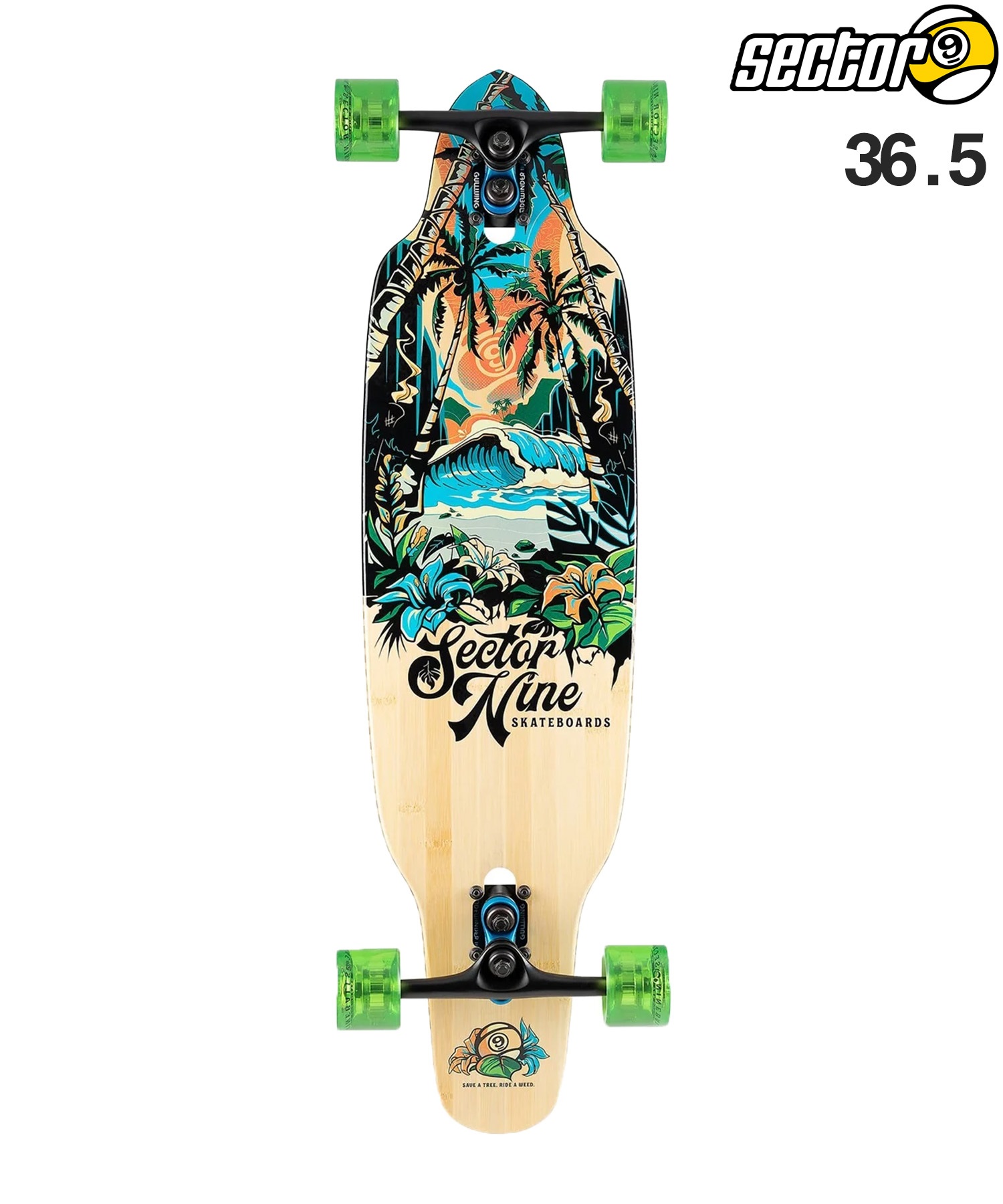 SECTOR9 セクターナイン ロング スケートボード コンプリート