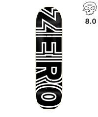【ZERO】 スケボー デッキデッキ セット 8.0 楽天市場】ZERO DECK ゼロ デッキ TEAM SINGLE SKULL 8.0 スケート
