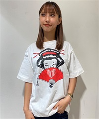 tシャツ 「ムラサキスポーツ限定」TAHCHEE/ターチー 半袖 Tシャツ バックプリント オーバーサイズ 和モチーフ TC240700-02 レディ ムラサキスポーツ限定】TAHCHEE/ターチー 半袖 Tシャツ バック