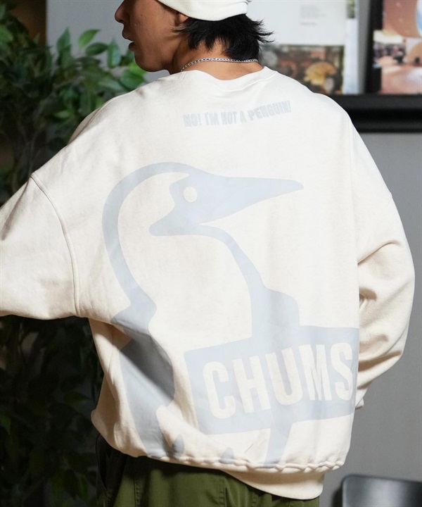 CHUMS チャムス トレーナー クルーネック メンズ スウェット バックプリント オーバーサイズ 裏起毛 CH00-1466