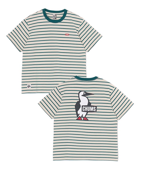 CHUMS チャムス 半袖 Tシャツ メンズ ブービーバード バックプリント 定番 ブービー ロゴ Tシャツ CH01-2279