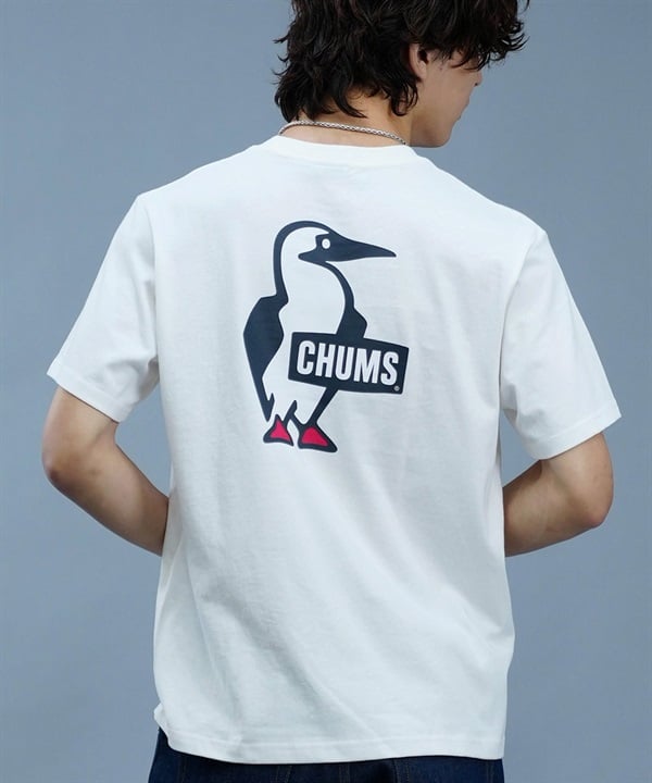 CHUMS チャムス 半袖 Tシャツ メンズ ブービーバード バックプリント 定番 ブービー ロゴ Tシャツ CH01-2279