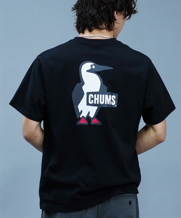 CHUMS チャムス 半袖 Tシャツ メンズ ブービーバード バックプリント 定番 ブービー ロゴ Tシャツ CH01-2279