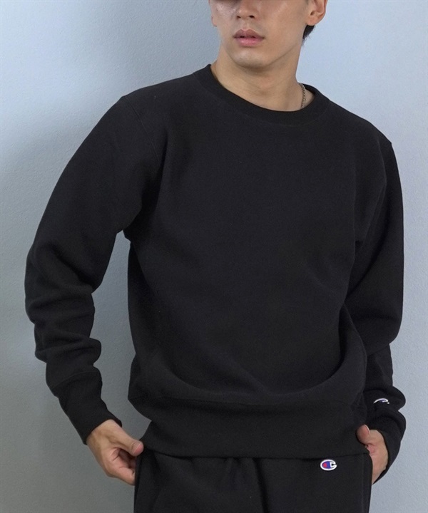 CHAMPION チャンピオン トレーナー スウェット メンズ クルーネック 無地 ロゴ ワンポイント 裏起毛 リバースウィーブ セットアップ対応 C3-Y032
