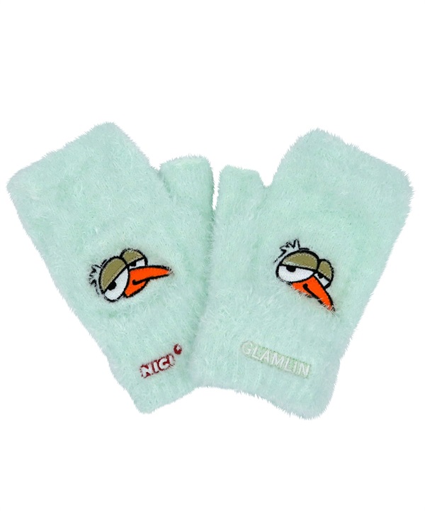 GLAMLIN グラムリン × NICI ニキ コラボレーション 手袋 ハンドウォーマー ふわふわ 防寒 MGNNH
