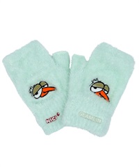 GLAMLIN グラムリン × NICI ニキ コラボレーション 手袋 ハンドウォーマー ふわふわ 防寒 MGNNH(BIRD-FREE)