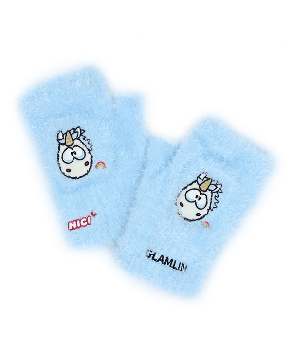 GLAMLIN グラムリン × NICI ニキ コラボレーション 手袋 ふわふわ 防寒 ハンドウォーマー MGNNH