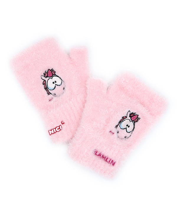 GLAMLIN グラムリン × NICI ニキ コラボレーション 手袋 ふわふわ 防寒 ハンドウォーマー MGNNH
