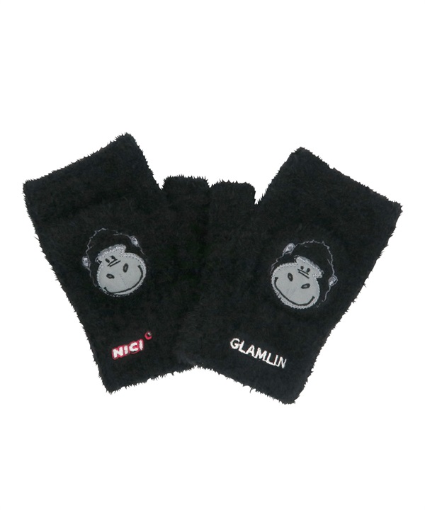 GLAMLIN グラムリン × NICI ニキ コラボレーション 手袋 ふわふわ 防寒 ハンドウォーマー MGNNH