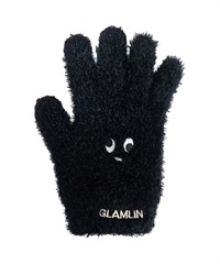 GLAMLIN グラムリン 手袋 タッチパネル対応 ふわふわ 防寒 MGFGT(BLACK-FREE)