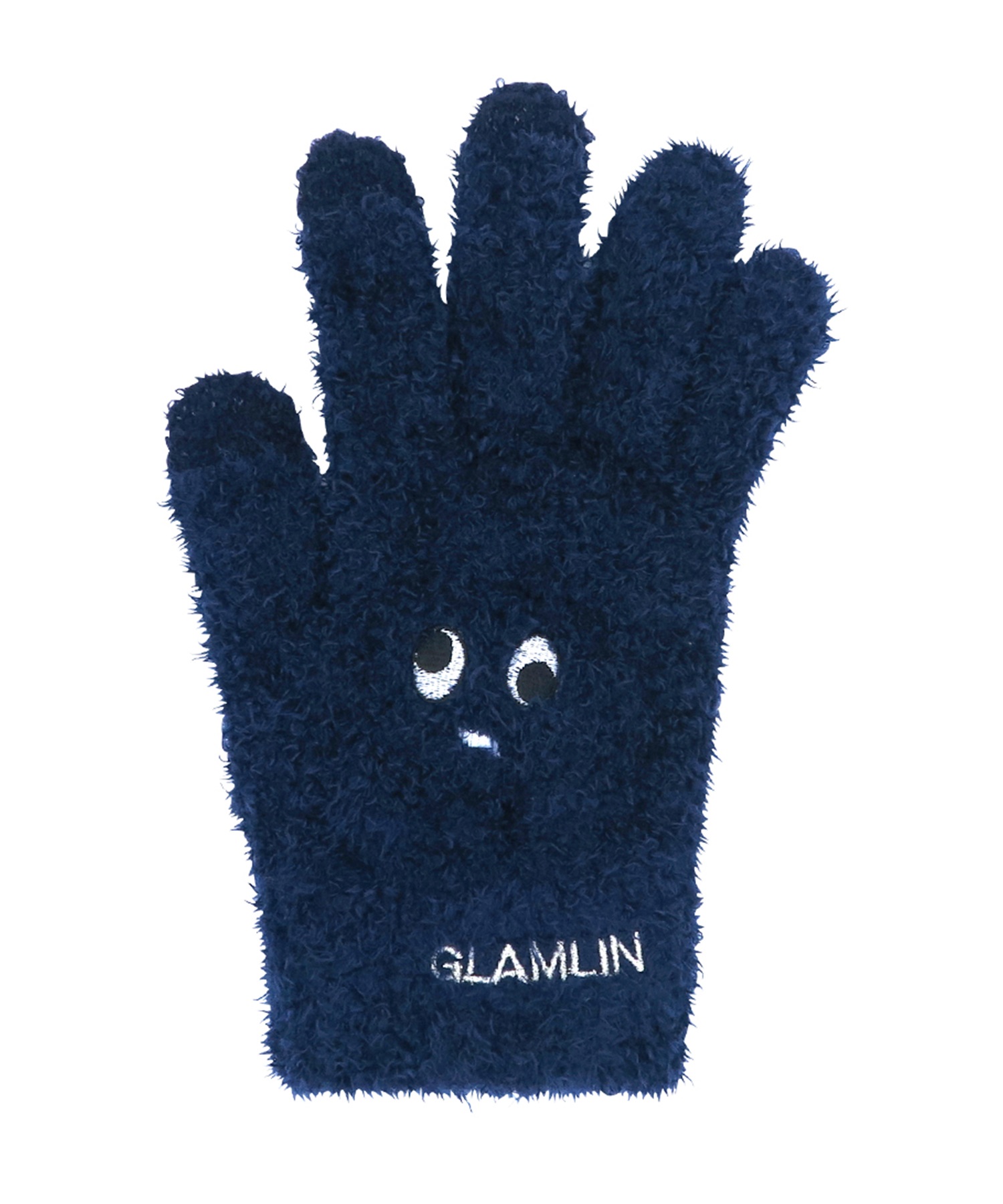 GLAMLIN グラムリン 手袋 タッチパネル対応 ふわふわ 防寒 MGFGT(NAVY-FREE)