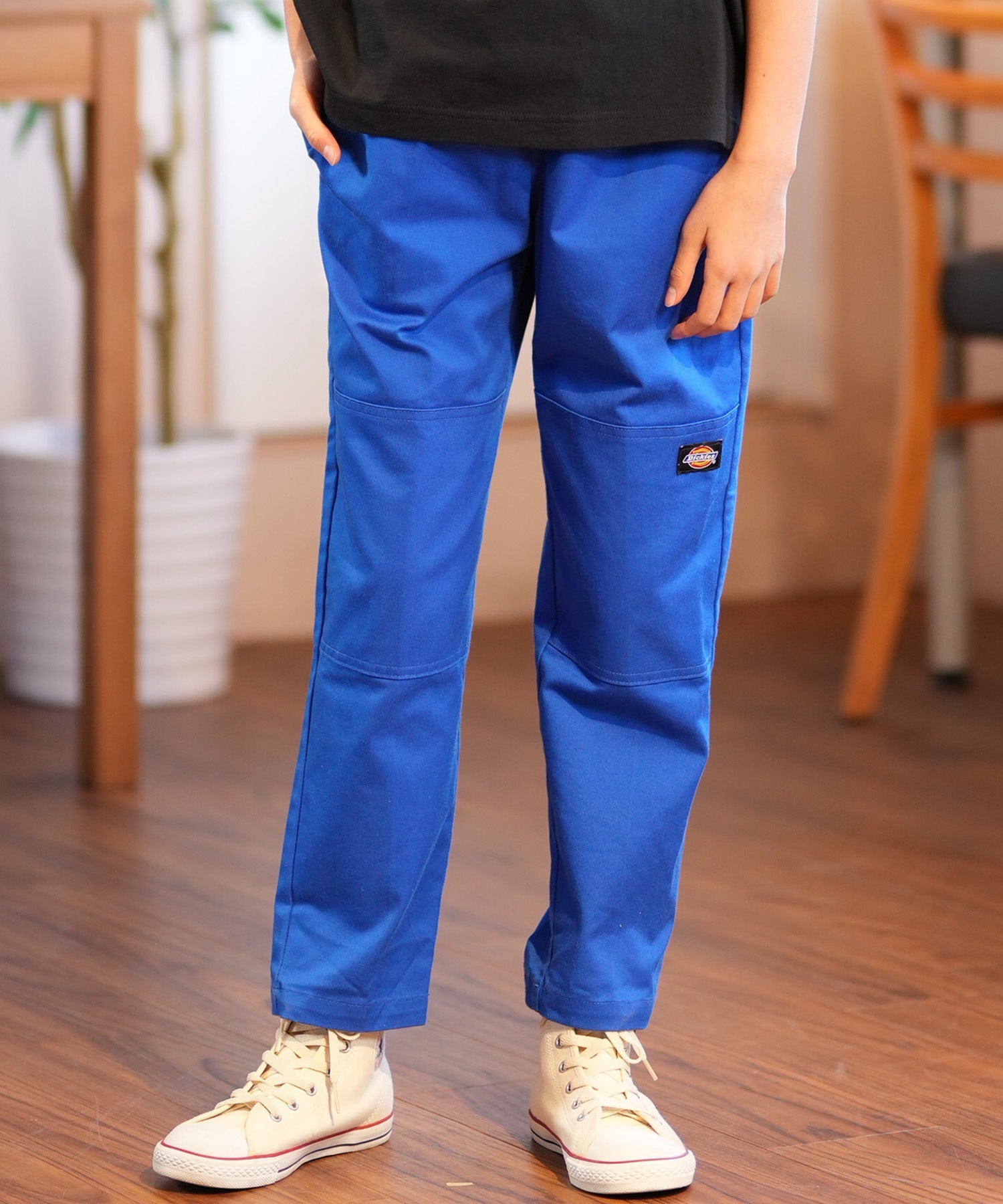 Dickies ディッキーズ ロングパンツ キッズ スケートボード ダブルニーシェフパンツ ムラサキスポーツ限定 14764500(40RB-XXS)