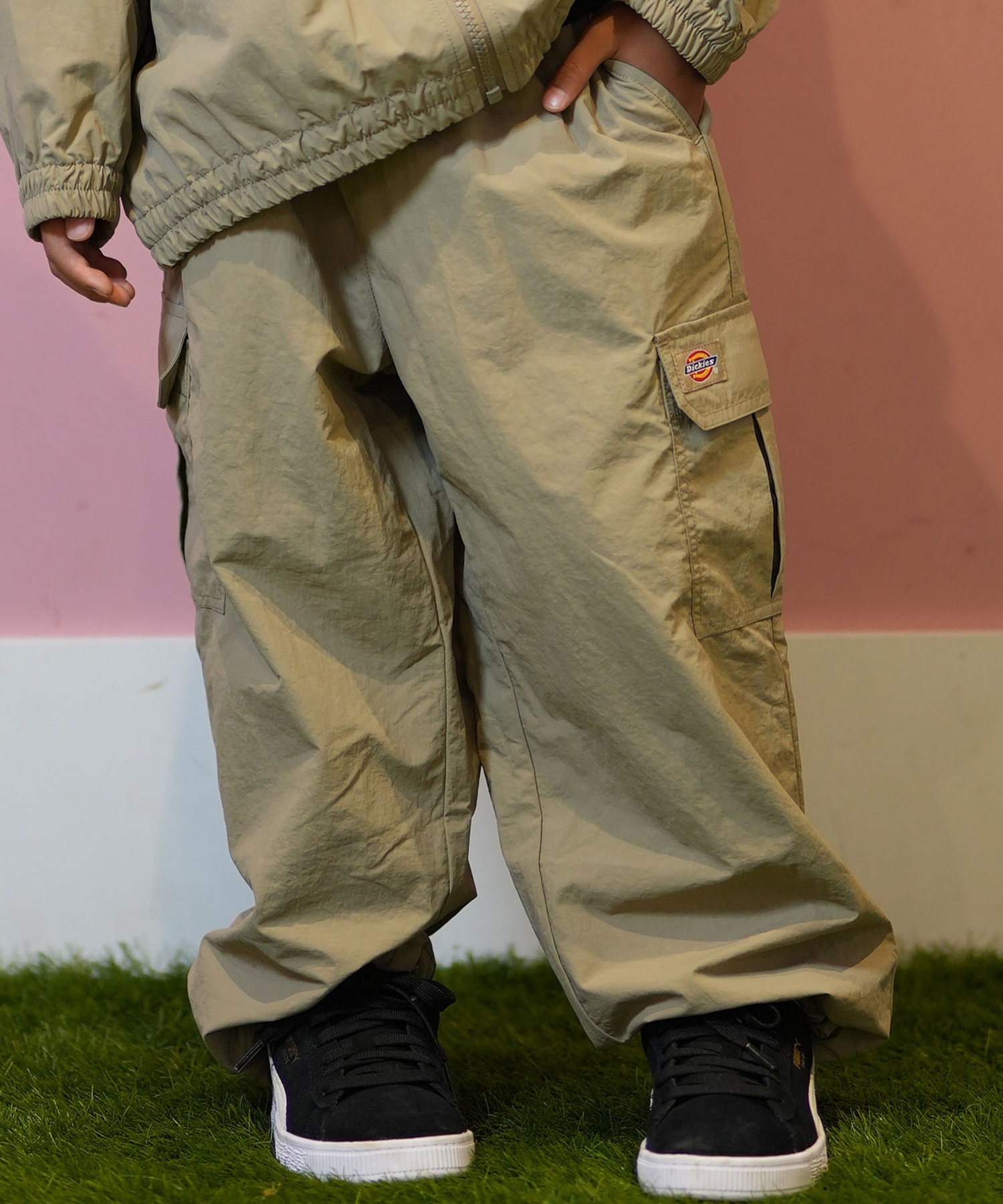 Dickies ディッキーズ ボトムス キッズ ロングパンツ ナイロンカーゴ