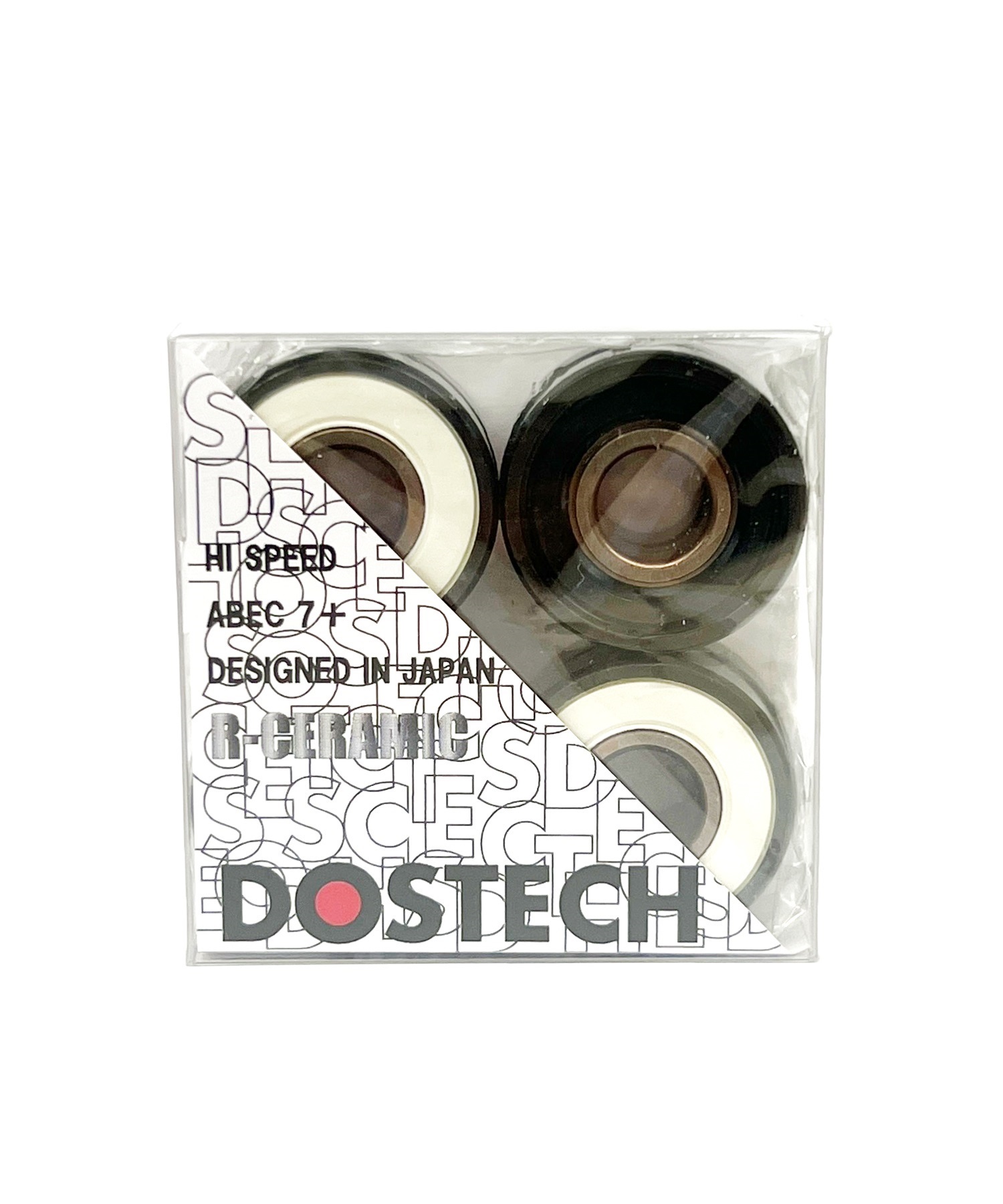 DOSTECH ドステック スケートボード ベアリング  R-CERAMIC セラミック(BK-ONE)