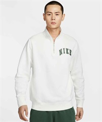 NIKE ナイキ ハーフジップ トレーナー メンズ スウェット ナイキ クラブ アーチロゴ ハーフジップ トップ FZ0874-133
