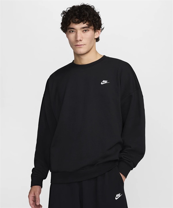 NIKE ナイキ トレーナー メンズ スウェット フリース ナイキ クラブ オーバーサイズド フレンチテリー クルー HJ1820-010