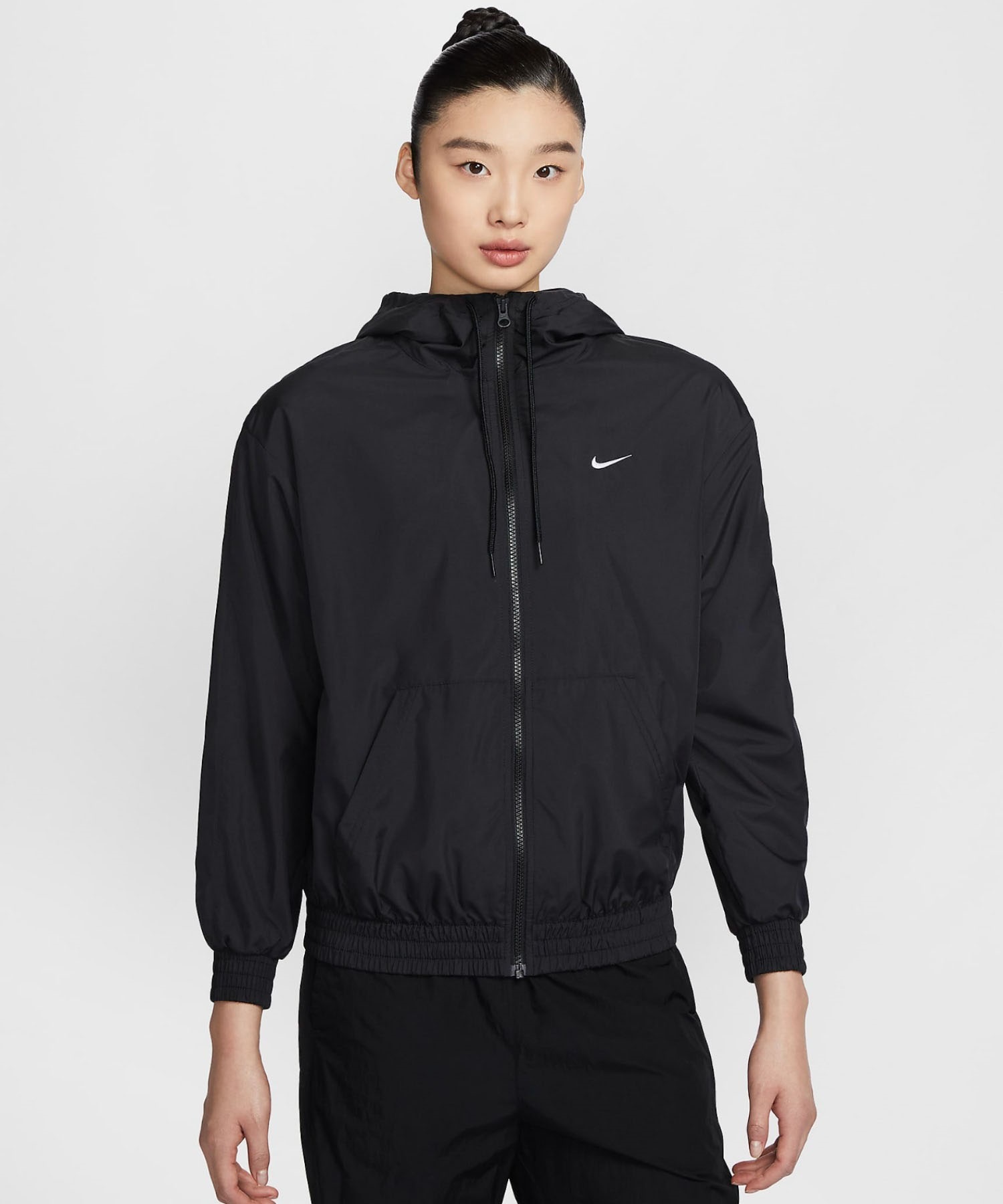 新品◆NIKE ナイキ ジップジャケット 中わたジャケット フード付き 黒 Lサイズ NIKE ナイキ ジャケット メンズ アウター ジップアップ ナイキ クラブ