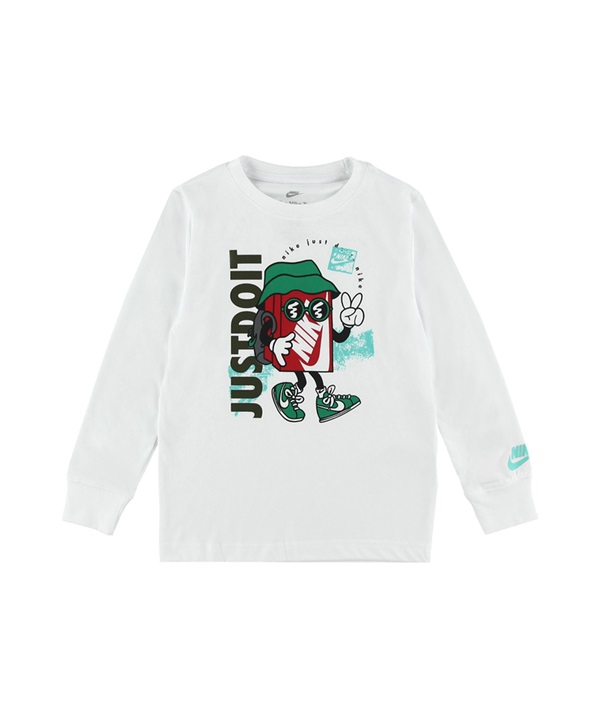 NIKE ナイキ 長袖 Tシャツ キッズ ロンT BOXY PEACE TEE 86M356-001